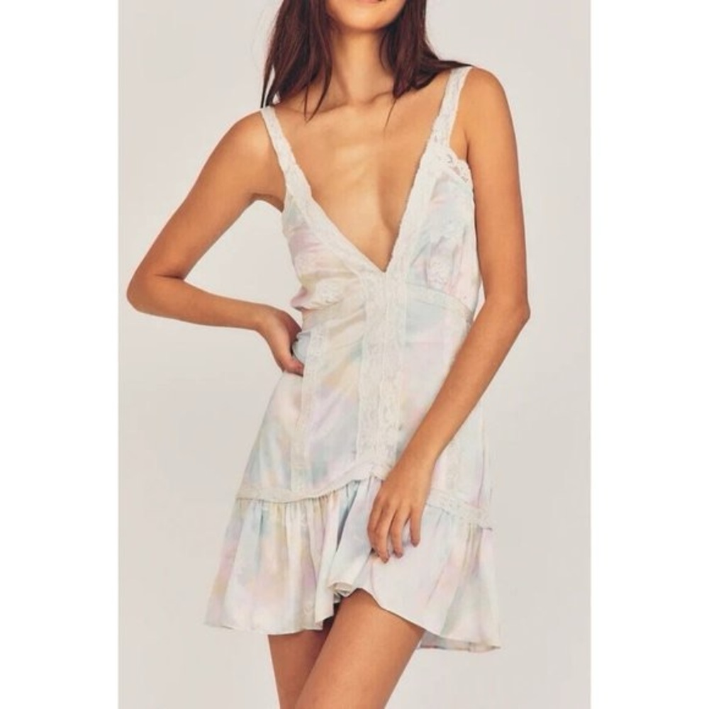 LoveShackFancy Navie Mini Dress